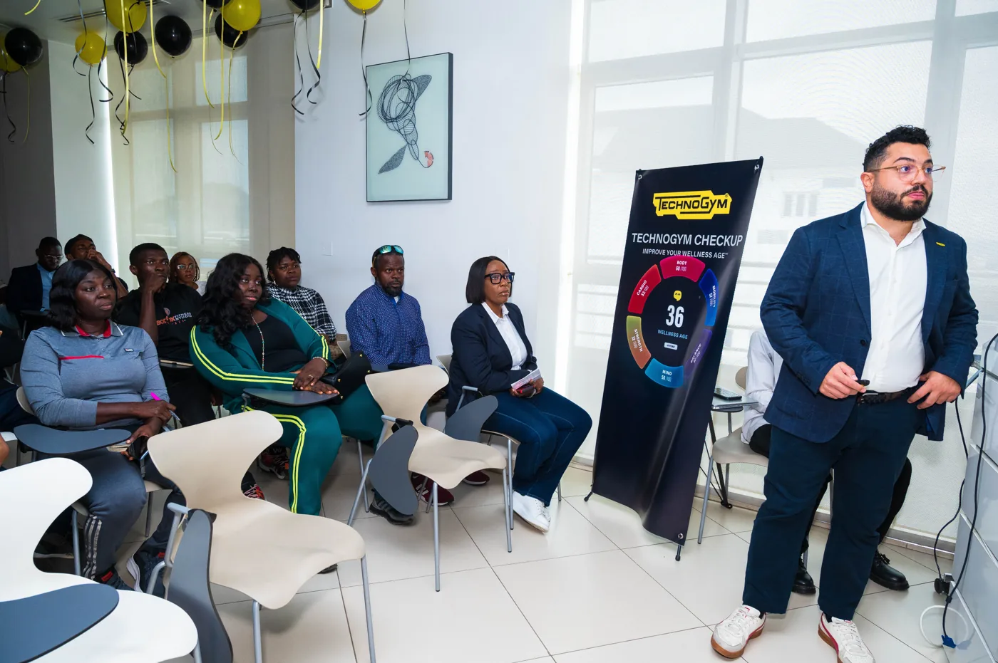 Guests at the Technogym Checkup launch in Abuja